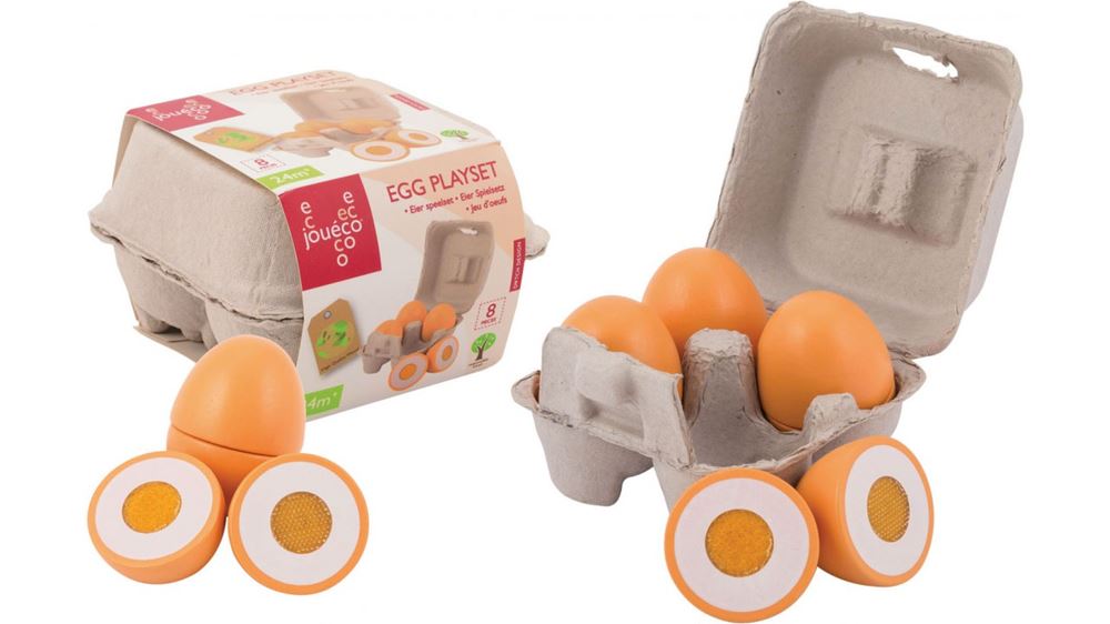 Jouéco Eierspielset 4-teilig
