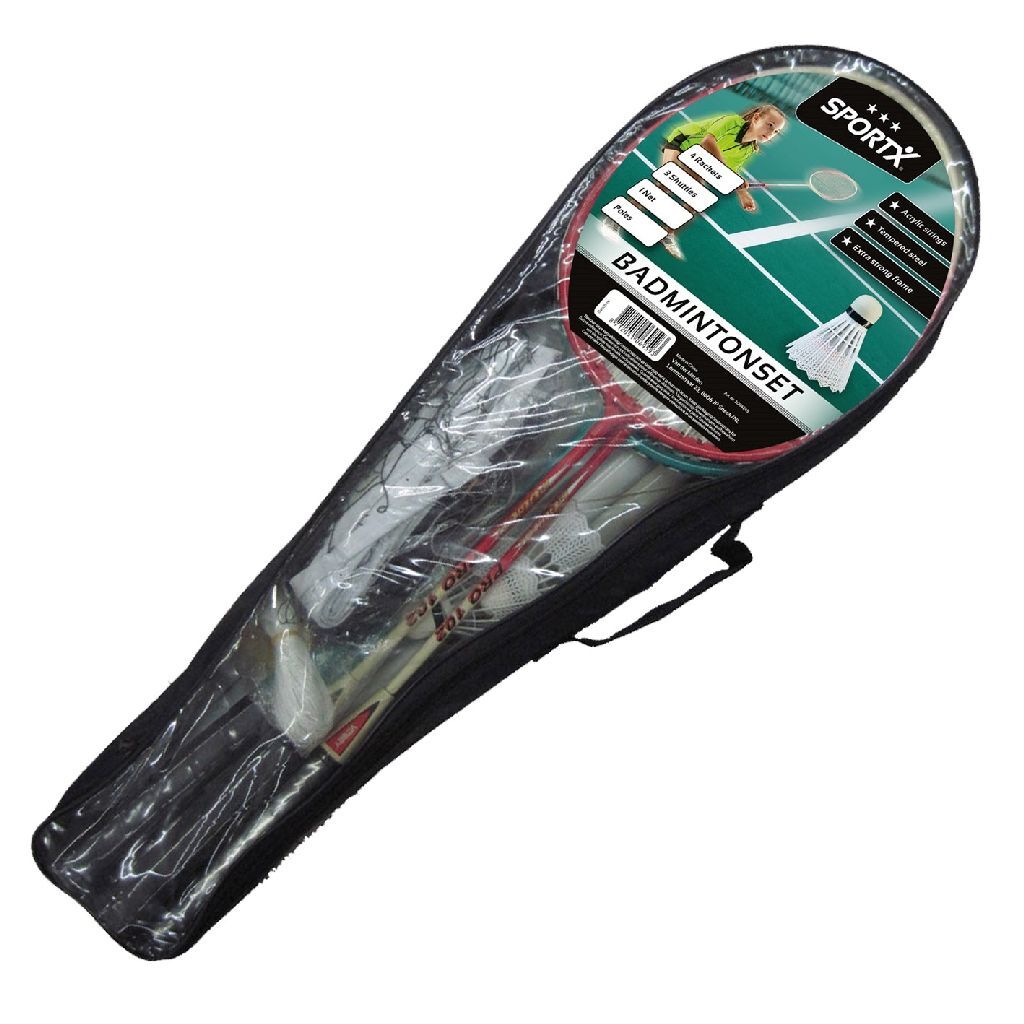 Sportx BadmintonSet mit Netz