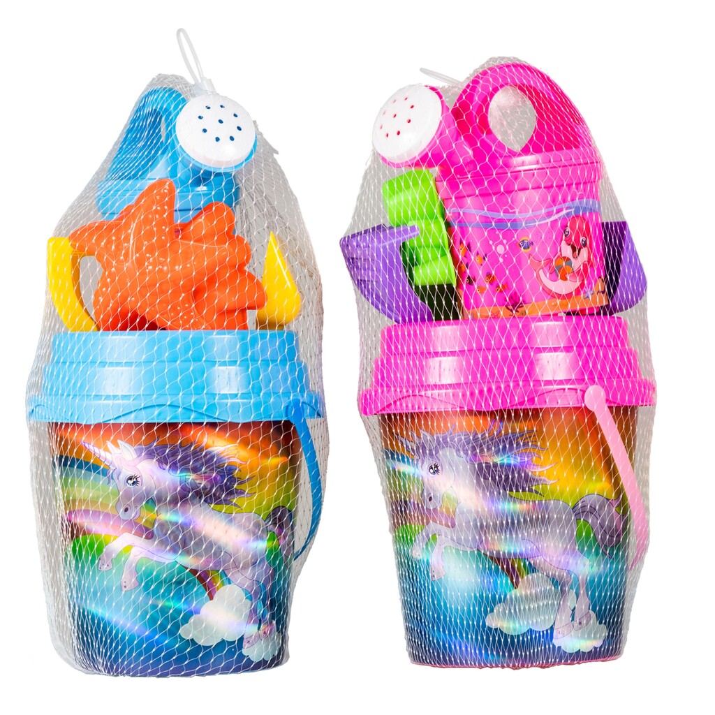 Summertime Summertime Strandset Unicorn Laser Print 7dlg 2Ass