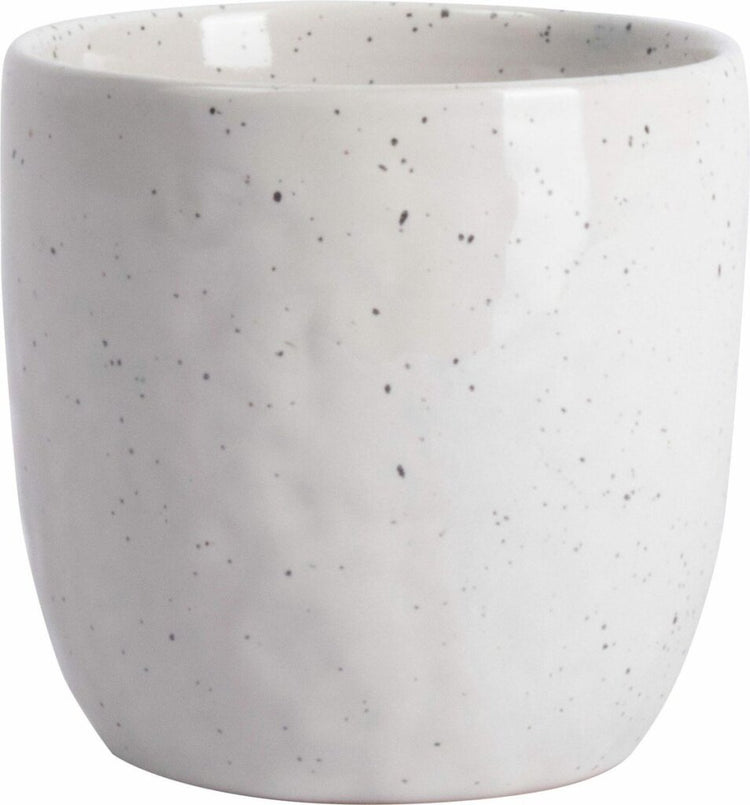 Gusta Gusta Kaffeetasse Erdgut weiße Keramik Ø7cm x 7 cm