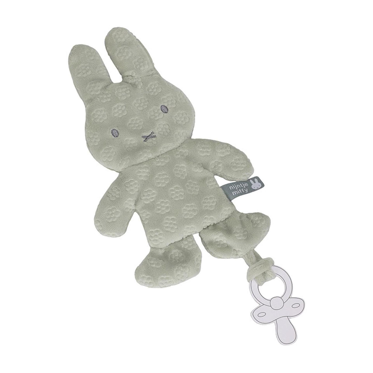 Little Dutch Miffy Schnullertuch grüne Blume
