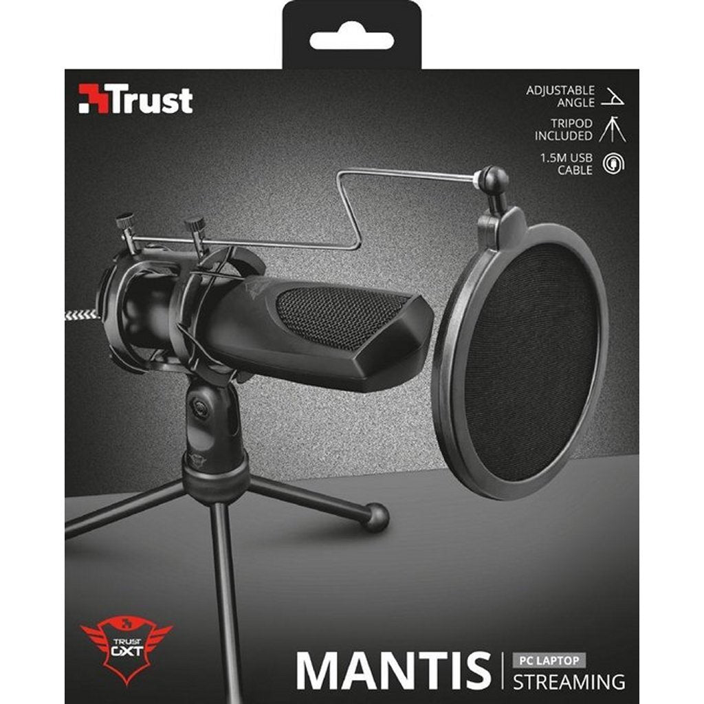 Trust Trust GXT 232 Mantis USB -Streaming -Mikrofonschwarz
