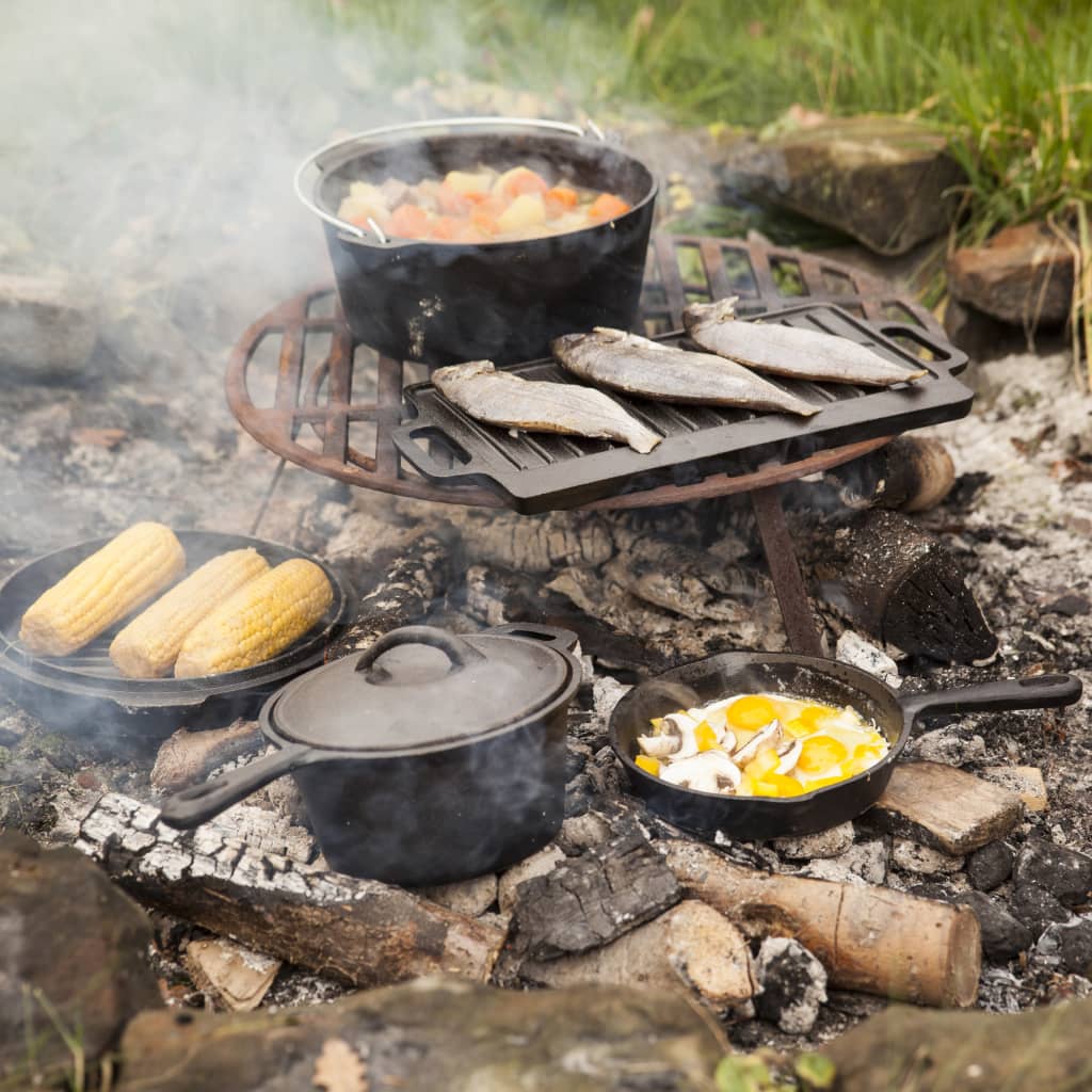 Esschert Design Esschert Design Camp Fire Cooking Set 7-teilig Zwartff240