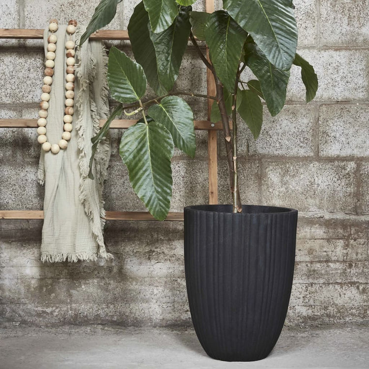 Capi Capi Flowerpot Urban Tube Elegant Low 46x58 cm Schwarz KBLT783
