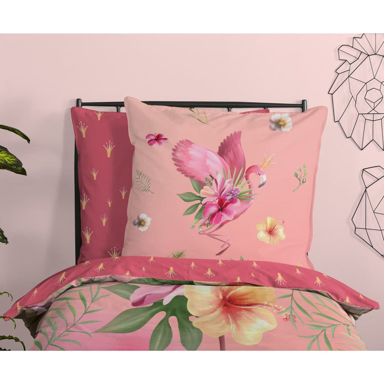Guten Morgen Guten Morgen Kinderbecher Cover Queen 135x200 cm Pink