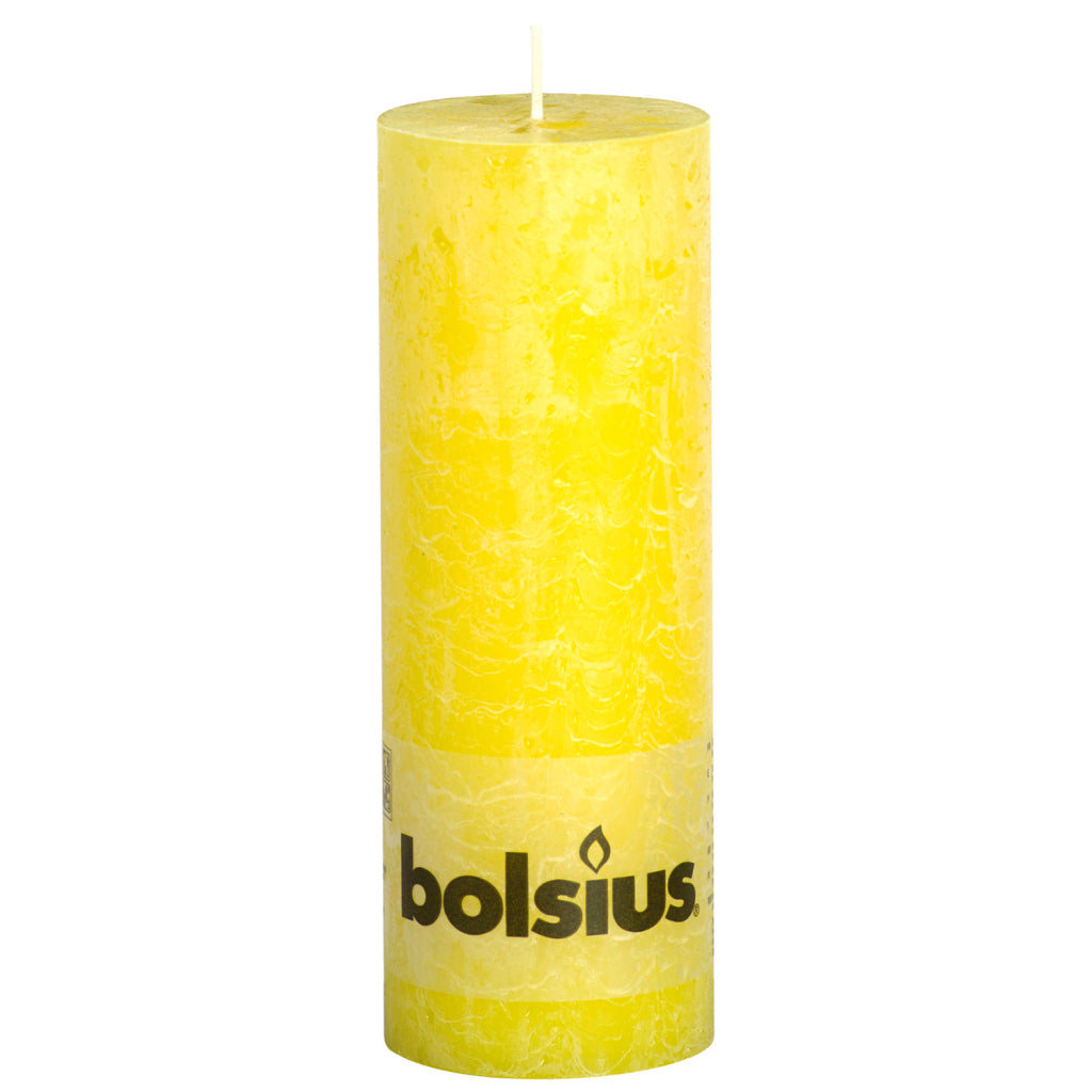 Bolsius Bolsius Stub Kerze 19x6,8 cm Gelb