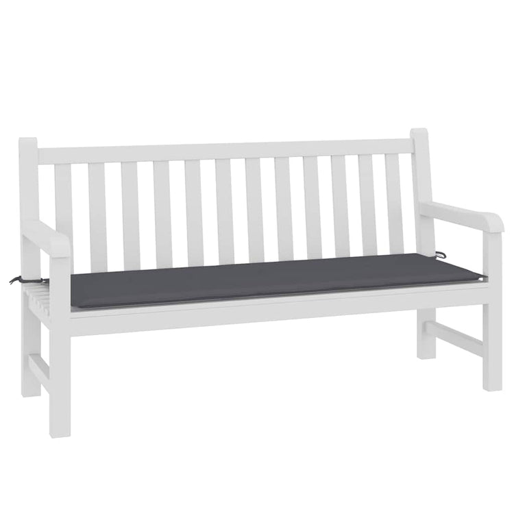 Vidaxl Garden Bench Kissen 150x50x3 cm Oxford Stoffanthrazit -gelöscht