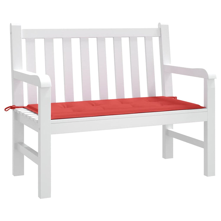 Vidaxl Garden Bench Kissen 120x50x3 cm Oxford Stoff rot