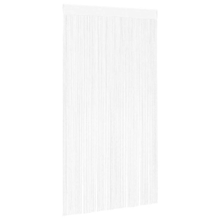 VIDAXL -Kabelvorhänge 2 PCs 100x250 cm Weiß
