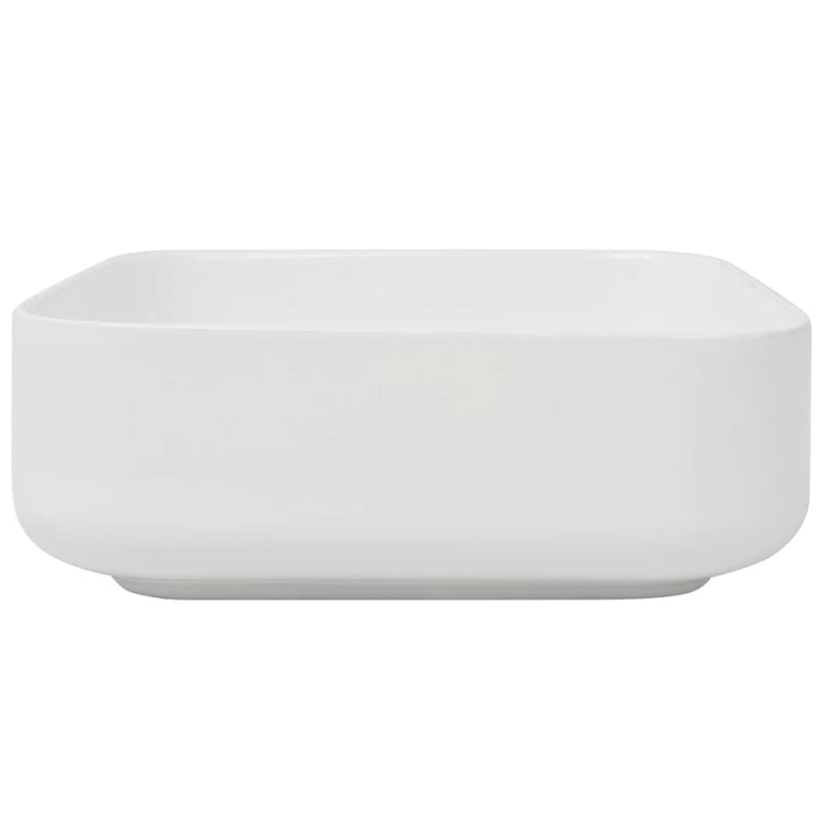 VIDAXL WASHBAIN Square White 39x39x13,5 cm Keramik