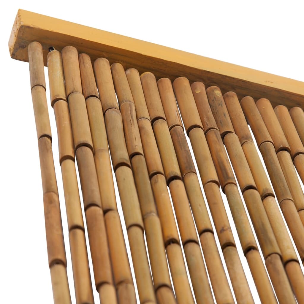 Vidaxl -Türvorhang 90x200 cm Bambus