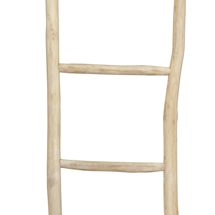 Vidaxl -Handtuchleiter mit 5 Sports 45x150 cm Teakholzholz