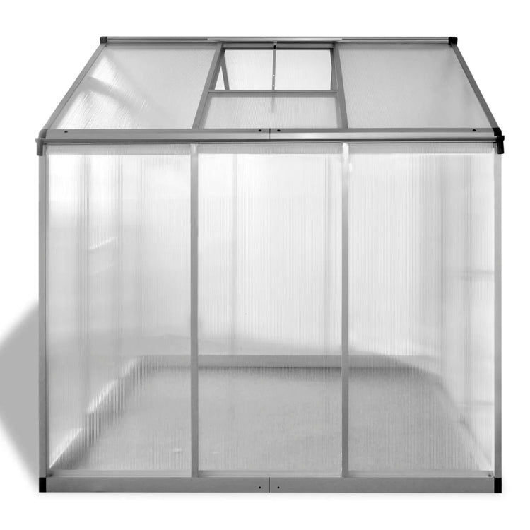 Vidaxl Tuinkas 3,46 m² gestärktes Aluminium verstärkt