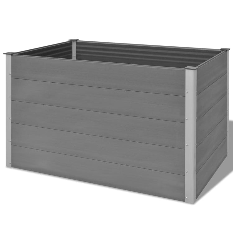 VIDAXL -Pflanzer erhöht 150x100x91 cm HKC Grey