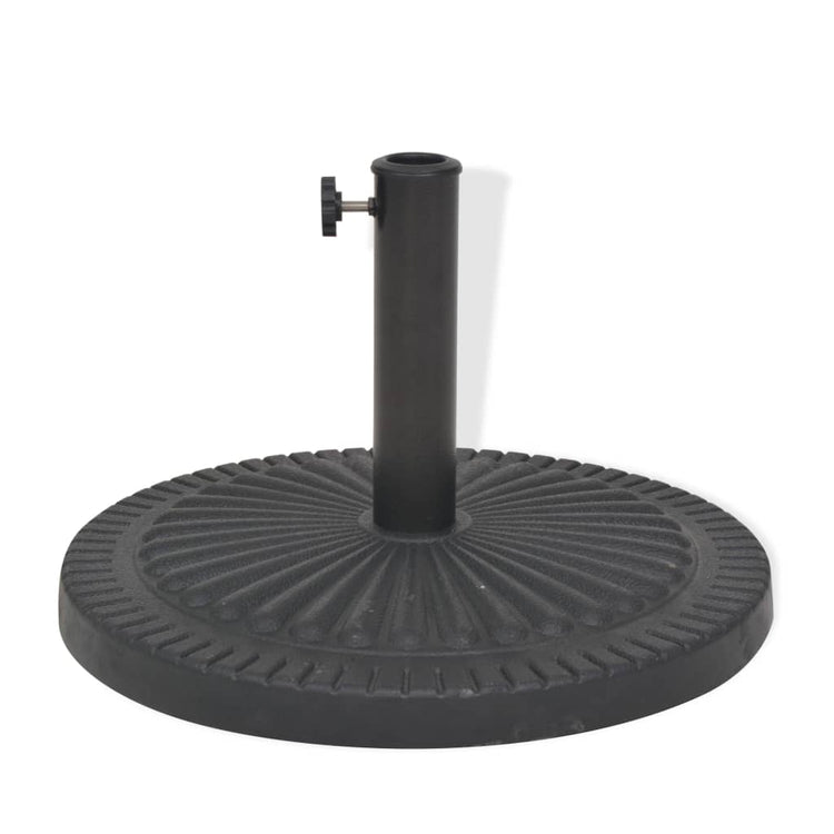 Vidaxl Parasol Fuß um 29 kg Harz schwarz
