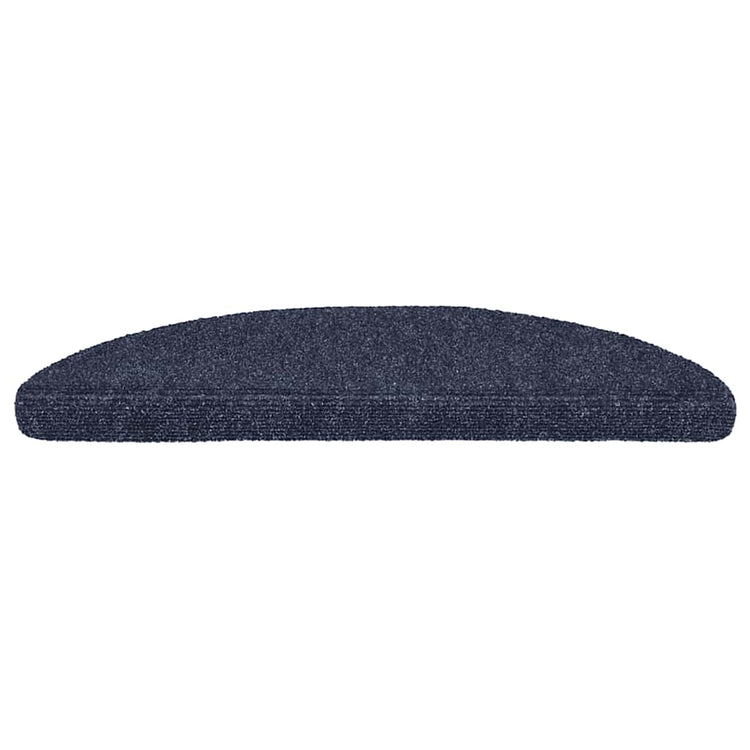 Vidaxl Treppenmatte Selbstadhäsiv 56x17x3 cm Nadel Blau 15 PCs