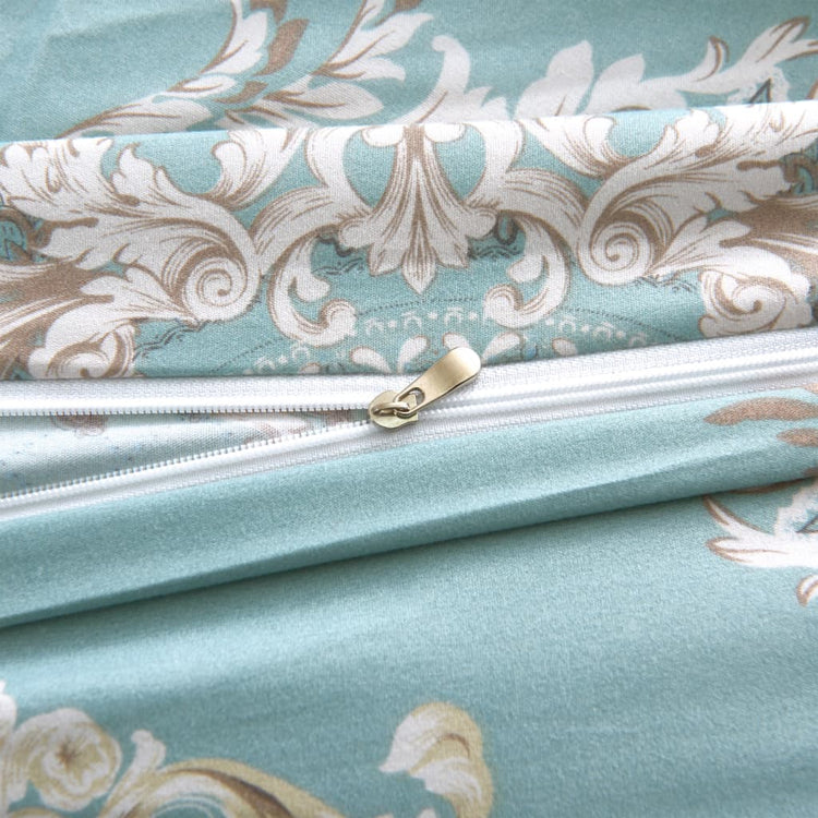 Vidaxl Duvet Crossing Set Classic Design 200x220 60x70 cm Blau