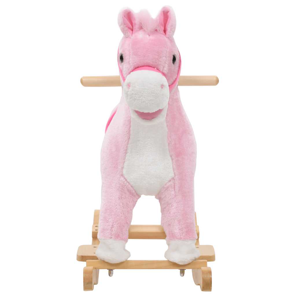 Vidaxl Hobbeldier Pferd 65x32x58 cm Plüsch Pink