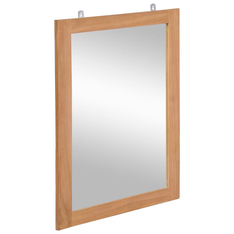 Vidaxl -Wandspiegel 50x70 cm Feste Teaks