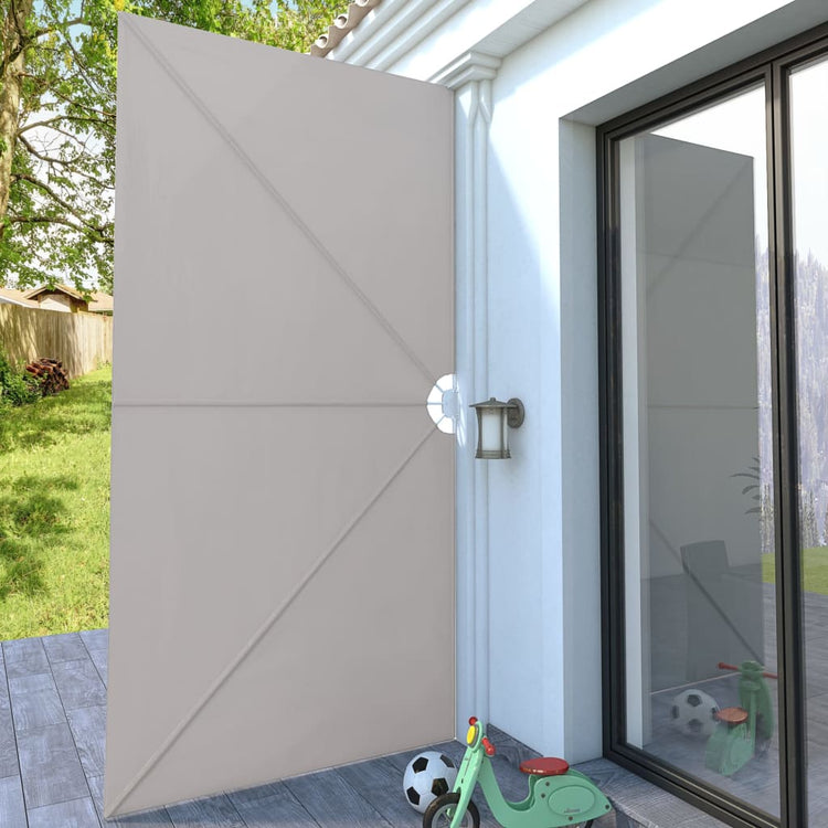 VIDAXL -Terrassenbildschirm Zusammenklappbar 400x200 cm Creme