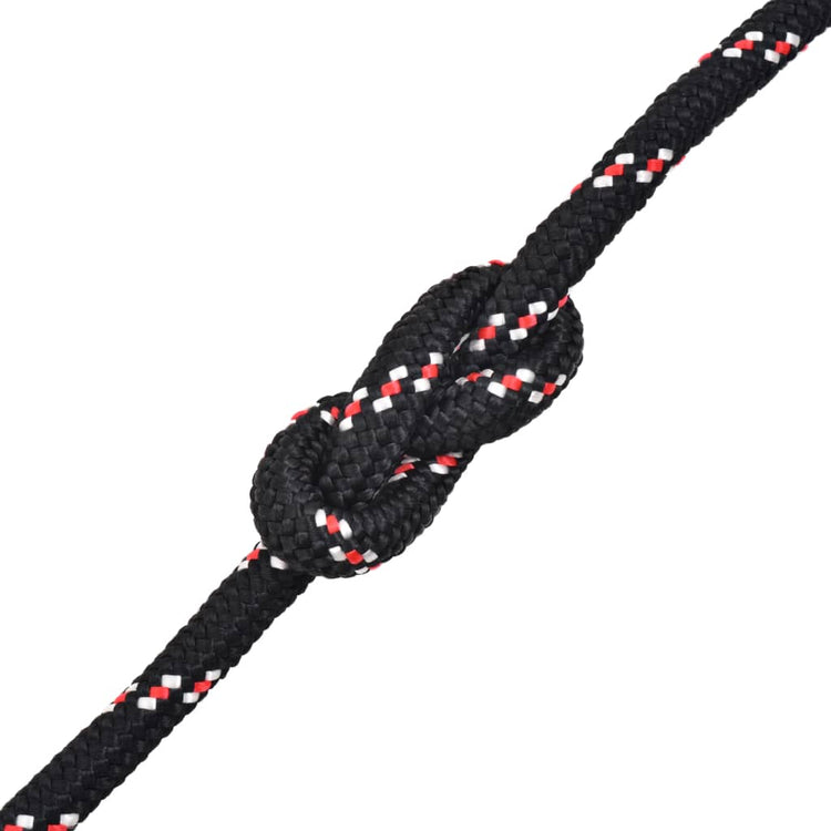 VIDAXL -Sturzseil 16 mm 250 m Polypropylenschwarz