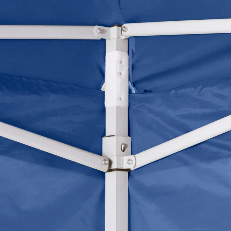 Vidaxl -Faltzelt mit 2 Wänden 3x3 m blau