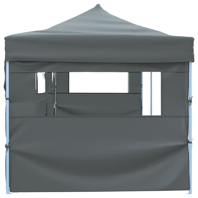 Vidaxl-Faltzelt-Popup mit 5 Seitenwänden 3x9 m Anthrazit