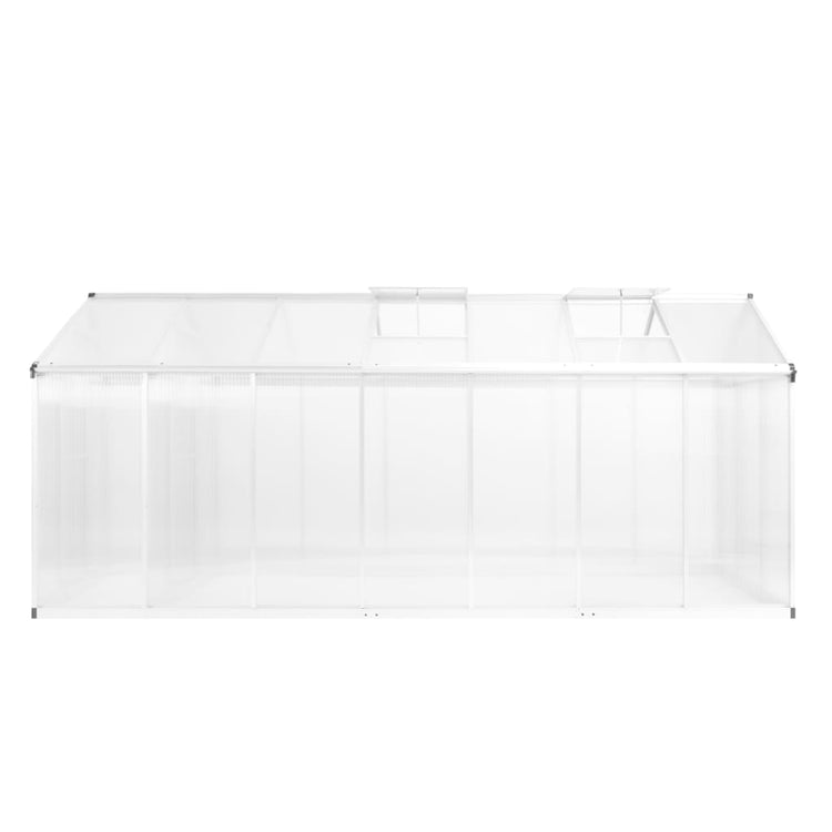 Vidaxl Tuinkas 15,6 m³ 421 x 190 x 195 cm Aluminium