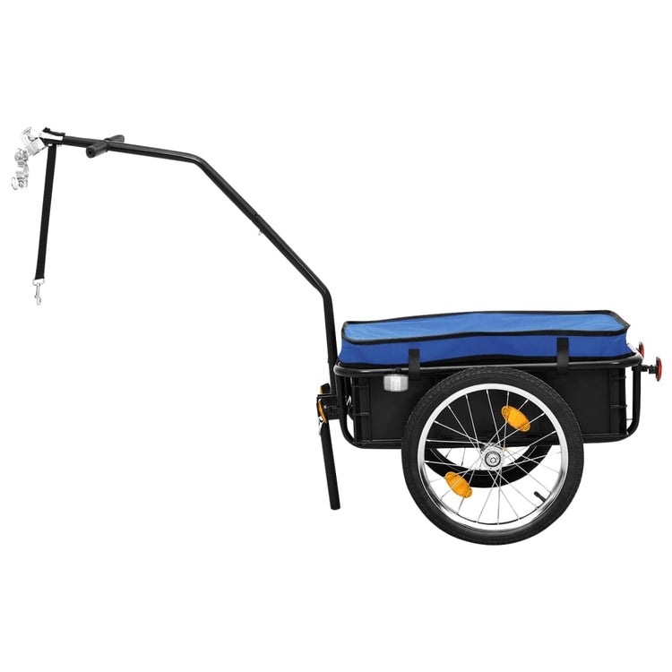 Vidaxl Fahrradanhänger Treket Car 155x60x83 cm Stahlblau