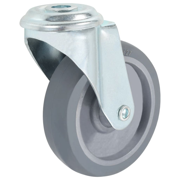 Vidaxl-Lenkrollen mit Bolzenlöchern 4 Stück 100 mm