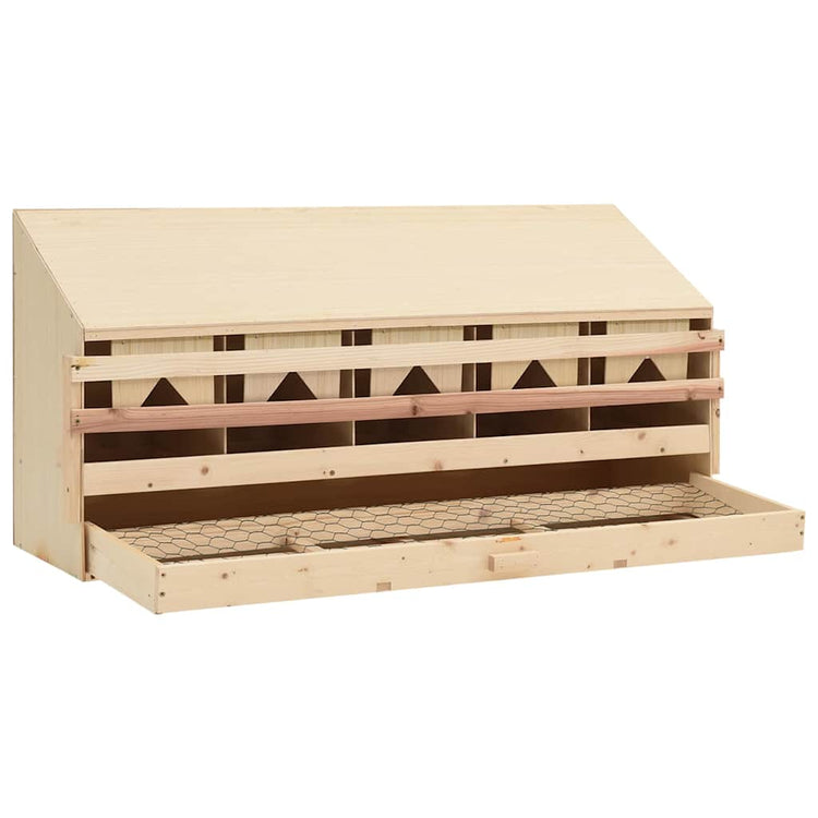 Vidaxl Chicken Shelter 5 Fächer 117x33x54 cm Festkiefer