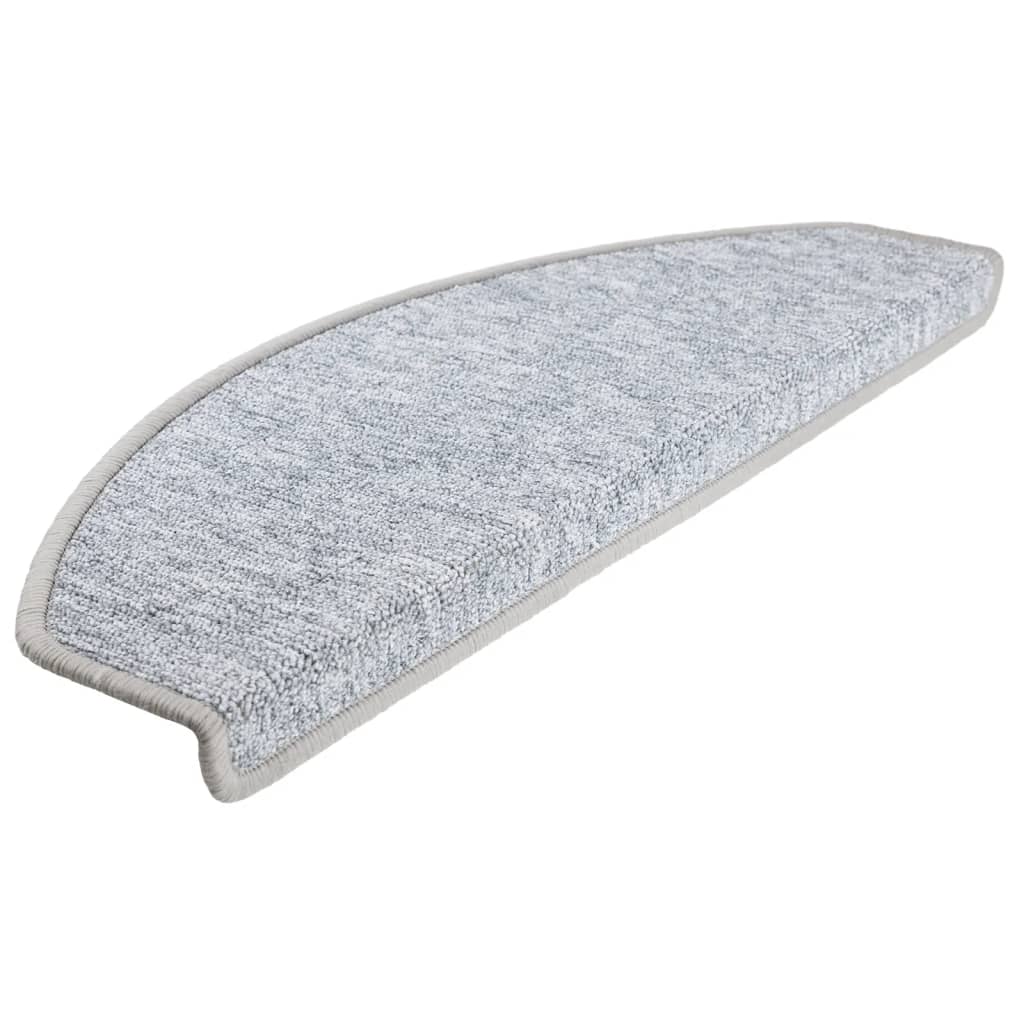 Vidaxl 15 Stusen 65x24x4 cm hellgrau