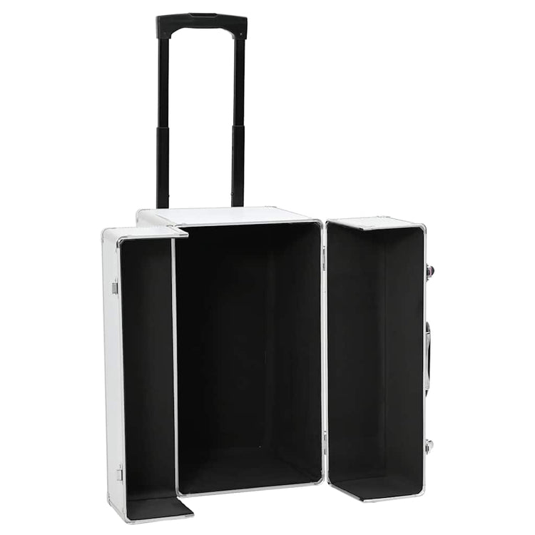 VIDAXL PILIDROLLEY 47x39x27 cm Aluminium Silber gefärbt