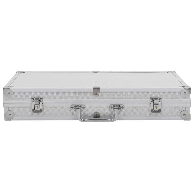 Vidaxl WapenkoFer Aluminium Silber gefärbt