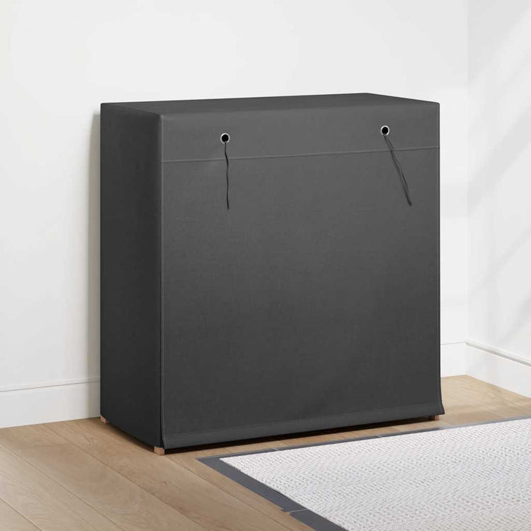 Vidaxl -Schuhschrank mit Abdeckung 79x40x80 cm Stoff grau