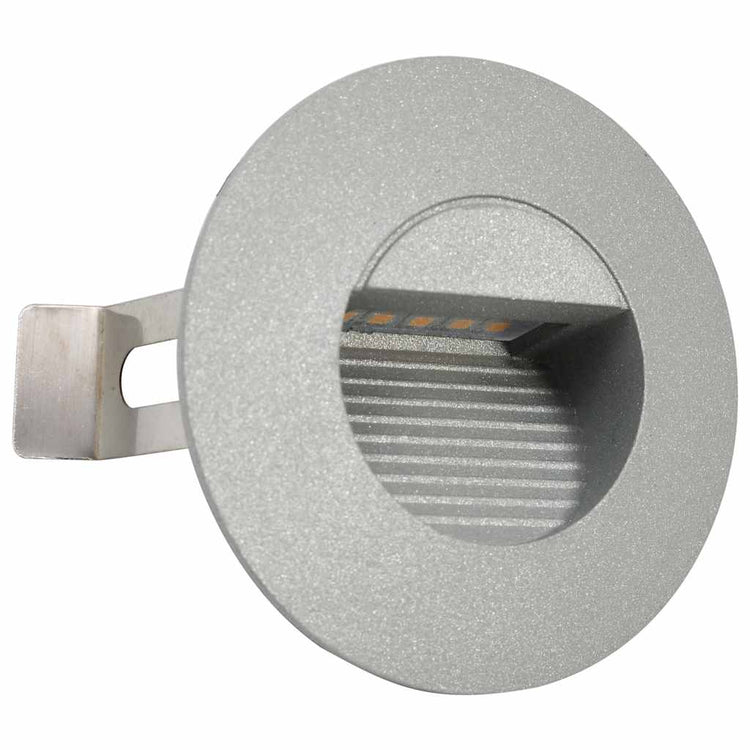 Vidaxxl LED-Außenwandlampen 6 Stück 2 W rund silberfarben
