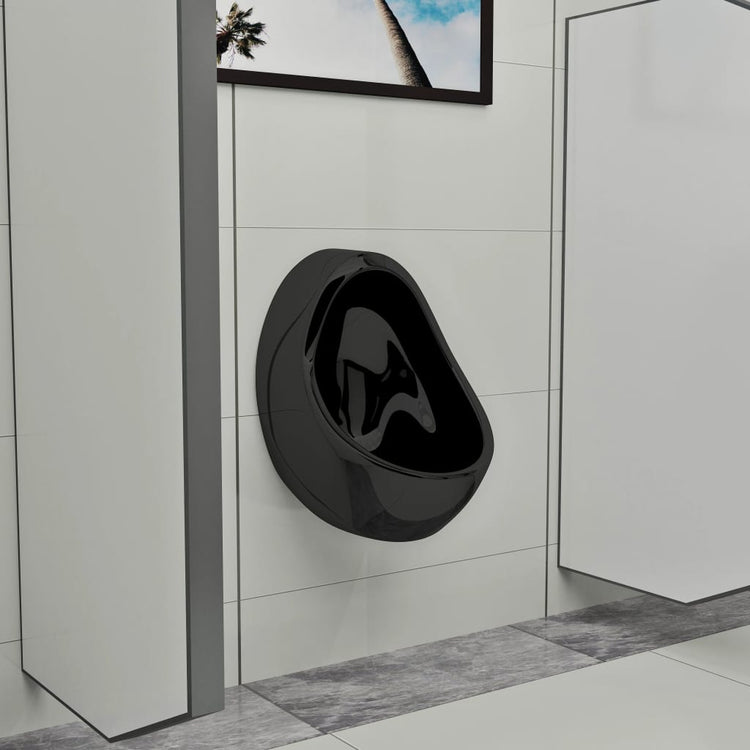 Vidaxl Wallurinoir mit Spulenventilkeramikschwarz