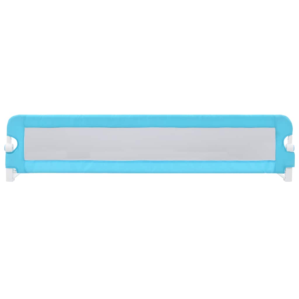 Vidaxl Bedhek Kleinkind 180x42 cm Polyesterblau