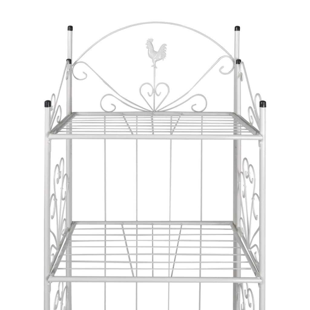 Vidaxl Square Plant Rack Maria (weiß)