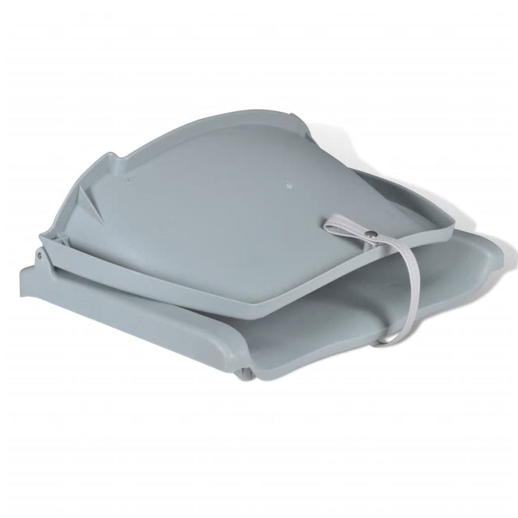 Vidaxl -Bootsstuhl ohne Kissen faltbar 48x51x41 cm Grau