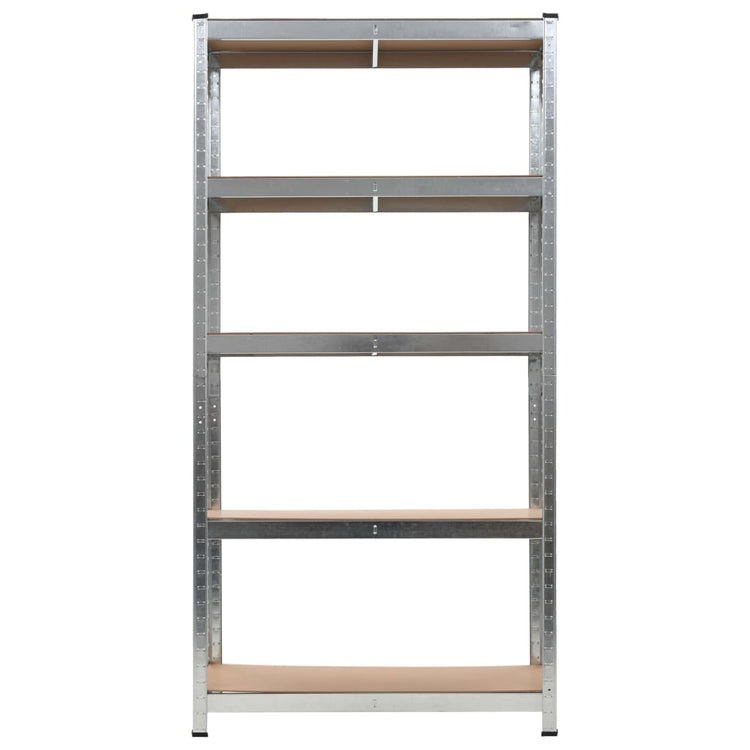 VIDAXL-LAGE RAG 5-LAYER-STAHL und PRICTIONED Holz Silberfarbe