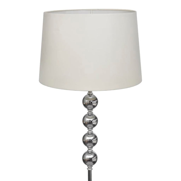 Vidaxl -Stehlampe mit hohem Standard und 4 Kugeln weiß