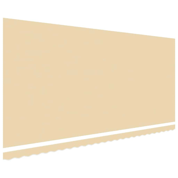 Vidaxl LaFeldoek 6x3 m Leinwand Crème
