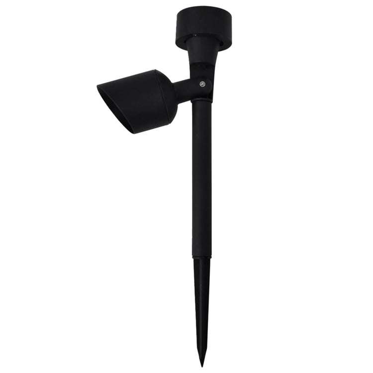 Vidaxl Outdoor Spotlight 12 St. Solar LED Schwarz