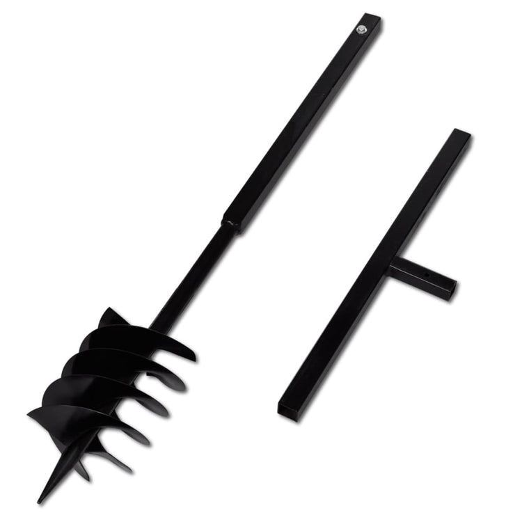 VIDAXL MORDE BRACHE mit Griff und Schraubenkopf 180 mm (schwarz)