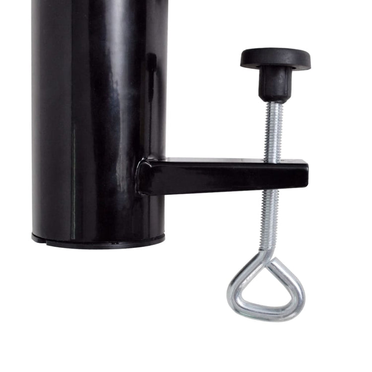 Vidaxl Parasol Halter Stahl schwarz
