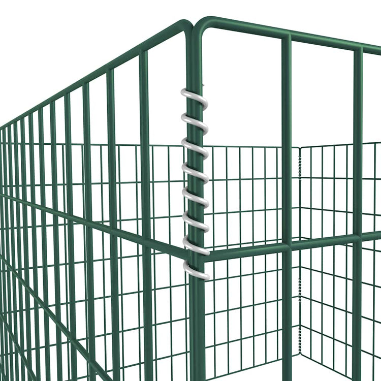 Vidaxl Compost Bin Square 100x100x70 cm Maschen