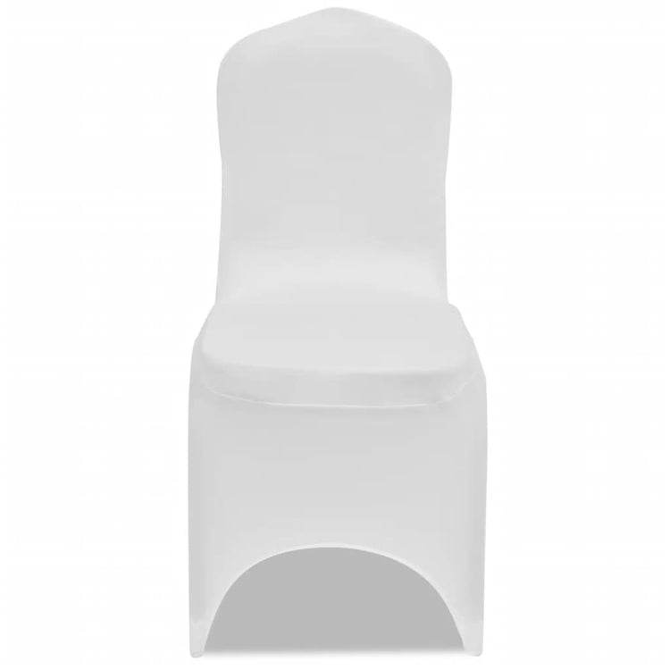Vidaxl Stuhl Cover Stretch White (6 Stücke)