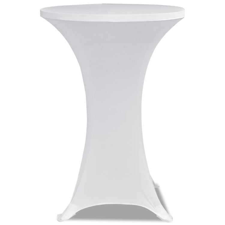 VIDAXL STIBLE TABEL COUNDET Ø60 cm Weiß (2 Stücke)