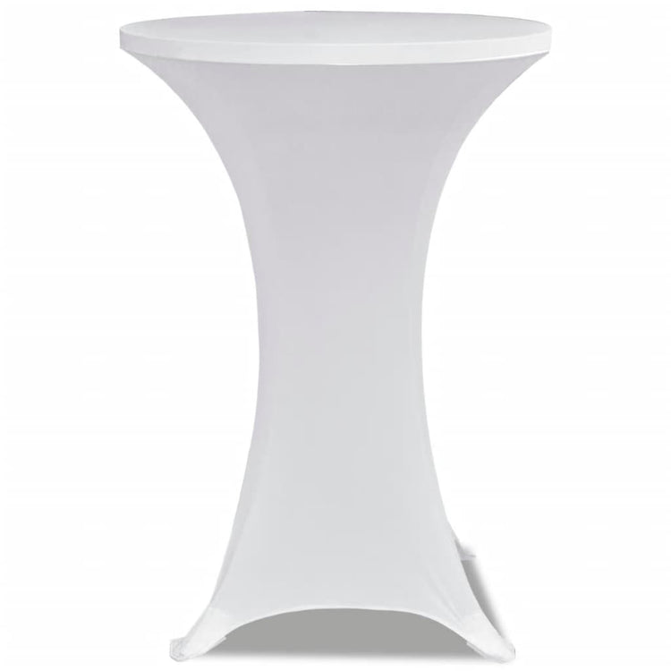 VIDAXL STIBLE TABEL COUNDE DEST Ø70CM Weiß (2 Stücke)